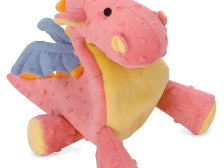 GO DOG - Baby Dragon Chew Guard Coral Large - 1 Toy Hot on Sale